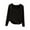 Black, variant on Thermal Square Neck Top Long Sleeve Women Fleece Lined Base Layer Undershirts Underwear for Cold Weather Black M