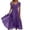C1-Dark Purple253, variant on Womens Lace Overlay Midi Dress Surplice V Neck Short Sleeve Flowy Skirt Wedding Guest Long Dress