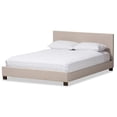 thumbnail image 1 of Baxton Studio Elizabeth Upholstered Full Platform Bed in Beige, 1 of 6