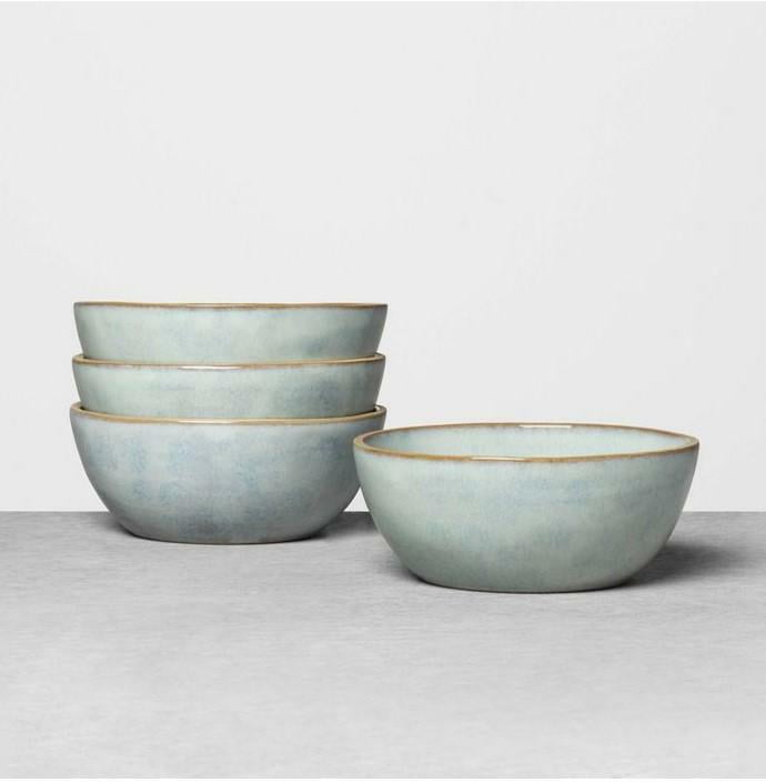 6 Blue Stoneware Bowl