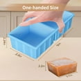 thumbnail image 3 of Silicone Freezer Tray for Soup Ice Cubes: 2-Cup Freezing Tray with Lid for Meal Prep - 2Pack Silicon Soup Portion Freeze Trays Make Stock Souped Ice Cube, 3 of 7