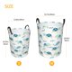 thumbnail image 3 of Fotbe Sea Turtle Cesto de Ropa con Asas, Cesto Impermeable de Gran Capacidad, Bolsa de Lavado para Dormitorio, Cesto de Ropa con Ruedas y Asas-Medium, 3 of 6