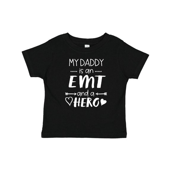 Inktastic My Daddy is an EMT and a Hero Boys or Girls Baby T-Shirt