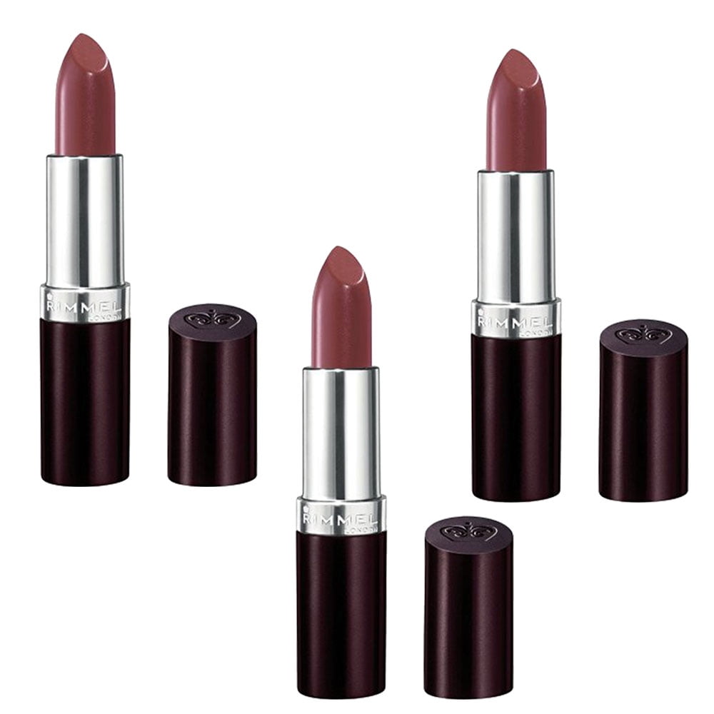 (3 Pack) Rimmel Lasting Finish Lipstick, Coffee Shimmer 0.14 Ounces