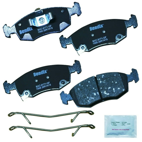 Bendix Brakes Disc Brake Pad Set Fits select: 2012-2016 FIAT 500 POP