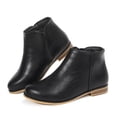 thumbnail image 2 of VitNoiva Kids Ankle Boots Side Zipper Lightweight Winter Toddler And Kids Girls Booties School Shoes, 2 of 6