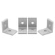 thumbnail image 1 of Soporte De Esquina - Conector Junta De Conexión Del Soporte De ángulo De Esquina Para Perfil De Aluminio(2020A-blanco), 1 of 8