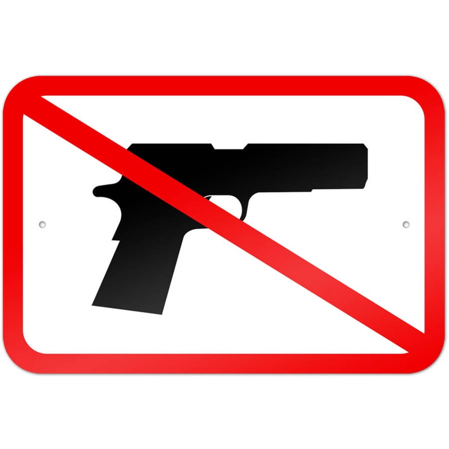 No Guns Allowed Symbol Sign
