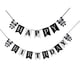 thumbnail image 1 of EeaseMX Banderín para fiesta de cumpleaños de niñas, diseño de panda, suministros para fiestas (panda con lazo), 1 of 7