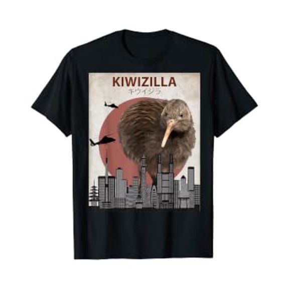 Kiwizilla Kiwi T-Shirt | New Zealand Bird Lovers Gift