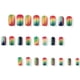 thumbnail image 4 of Press on Nail French Tips Nail Square Nail Tips Fake Nail False Nail with Gradient Designs Full Cover Acrylic Nail, 4 of 4