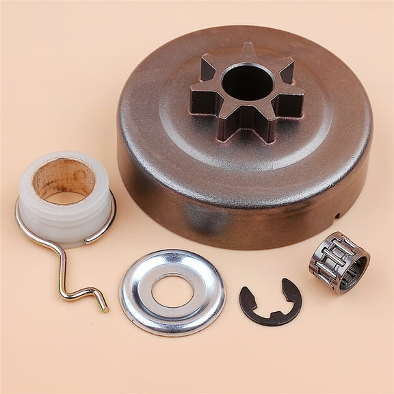 .325" 7T Clutch Drum Bell Worm Gear Washer Kit Fit STIHL MS250 MS230 MS210 MS 250 230 210 025 023 021 Chainsaw Parts 1123 640 2074