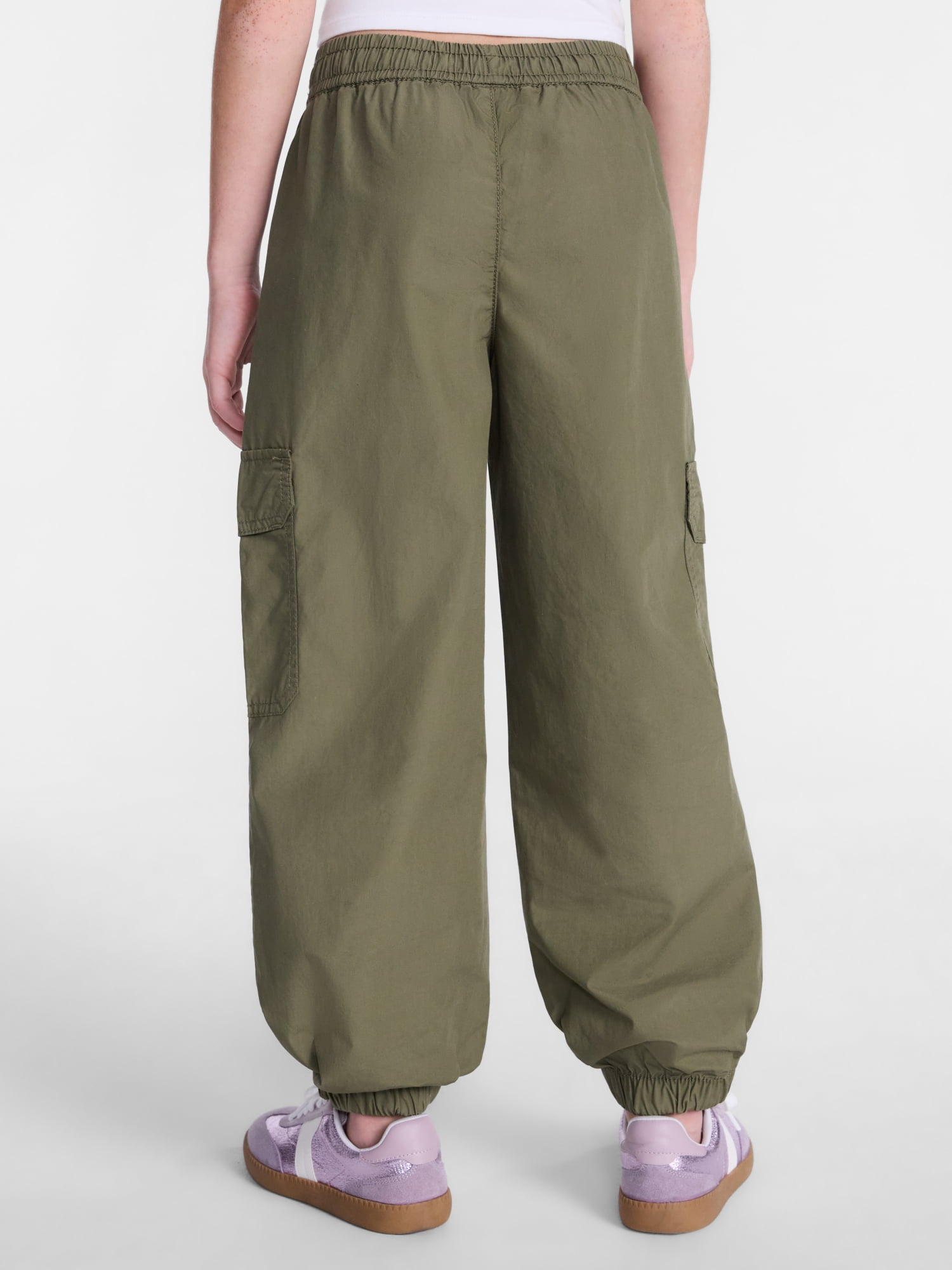 Wonder Nation Girls Cargo Jogger Pants, Sizes 4-18