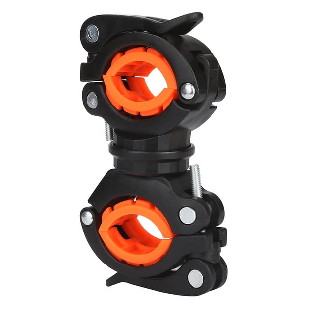 TIELUTT Torch Clip Mount Front Light Bracket Flashlight Holder 360°Rotation Track Light Heads Warm Snowman Head for Lamp Post Working Light Rechargeable Headlamp Pro Hard Hat Light Rechargeable