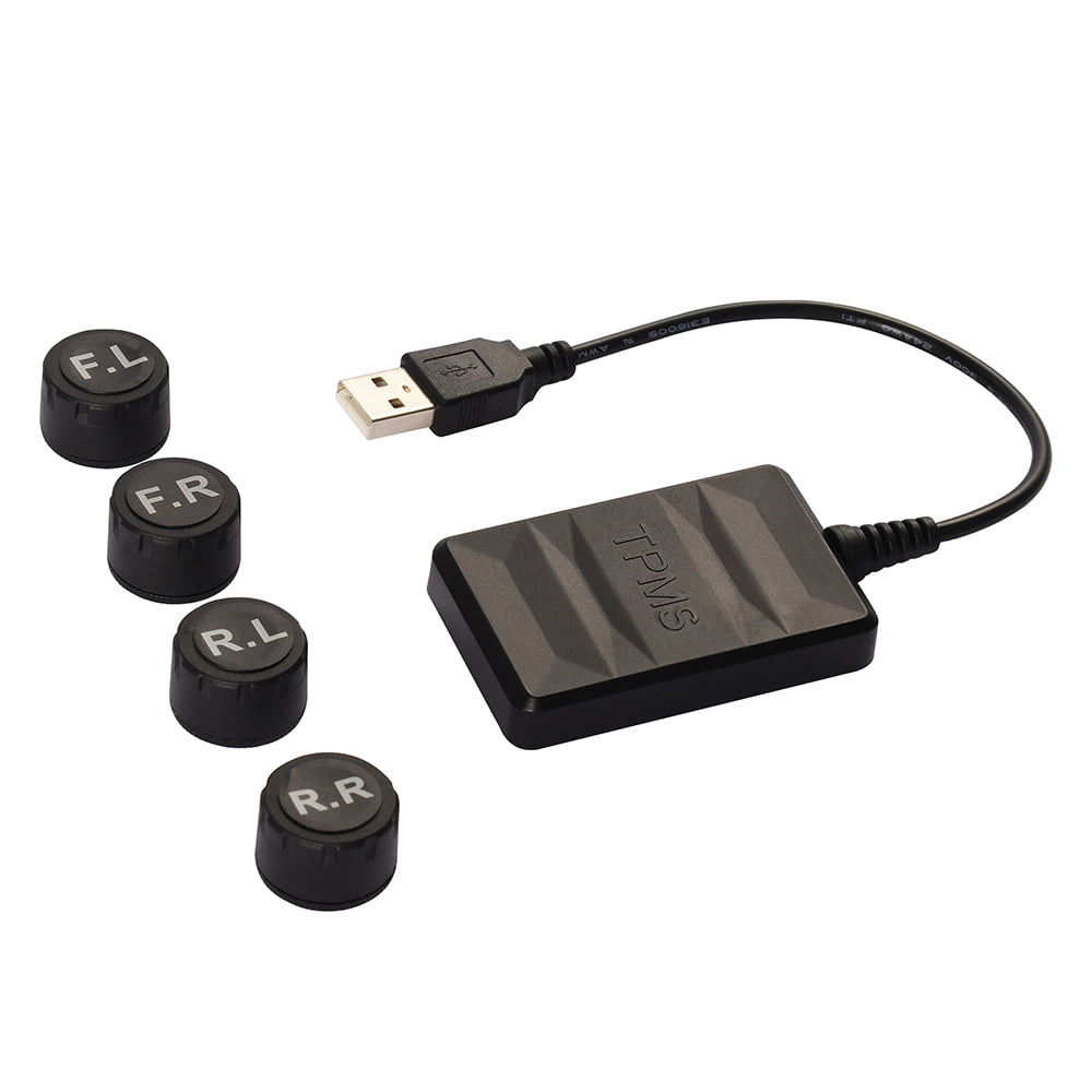 Carrfan USB TPMS Reifendruckkontrolle für Android Navigation Reifendruckkontrolle Alarmsystem/Wireless Digital Transmission TPMS Sensor Tool Mit Sensor 
