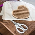 thumbnail image 5 of EXHUMKY 5Pcs Mini Cross Stitch Pendant Light Brown for Crafts Enthusiasts and DIY Projects, 5 of 5