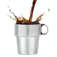 thumbnail image 4 of Samfox Beer Cup, Stainless Steel Tea Cups Water Coffee Drinking Cup with Grip Handle, 4 of 7