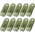 thumbnail image 2 of 10 piezas tienda de campaña viento cuerda fijación tiburón Clips abrazaderas dosel toldo lona hebilla Tmvgtek Para estrenar, 2 of 8