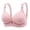 Pink, variant on Viikei Womens Plus Size Bra,Woman's Printing Gathered Together Large Size Daily Bra Underwear No Rims
