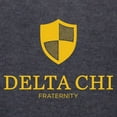 thumbnail image 3 of CafePress - Delta Chi Vertical Yellow Logo Long Sleeve T Shirt - Mens Hooded Shirt, 3 of 3