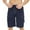 Dark Blue, variant on ZyeKqe Plus Size Mens Shorts Athletic Shorts Knee Length High Waisted Casual Shorts Wide Leg Running Gym Workout Shorts