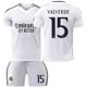 thumbnail image 1 of 2425 Camiseta del Real Madrid, traje de uniforme de fútbol local, traje de entrenamiento No. 7 Ronaldo, niños y adultos, camiseta transfronteriza de 9 MbappéN°15 Valverde, 1 of 1
