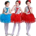 thumbnail image 4 of Vestido de princesa para niñas, elegante vestido de baile para niños, vestidos de salón de baile, jazz, hip hop, ropa de fiesta, trajes de Halloween y Navidad con lentejuelas para niñas, 4 of 5