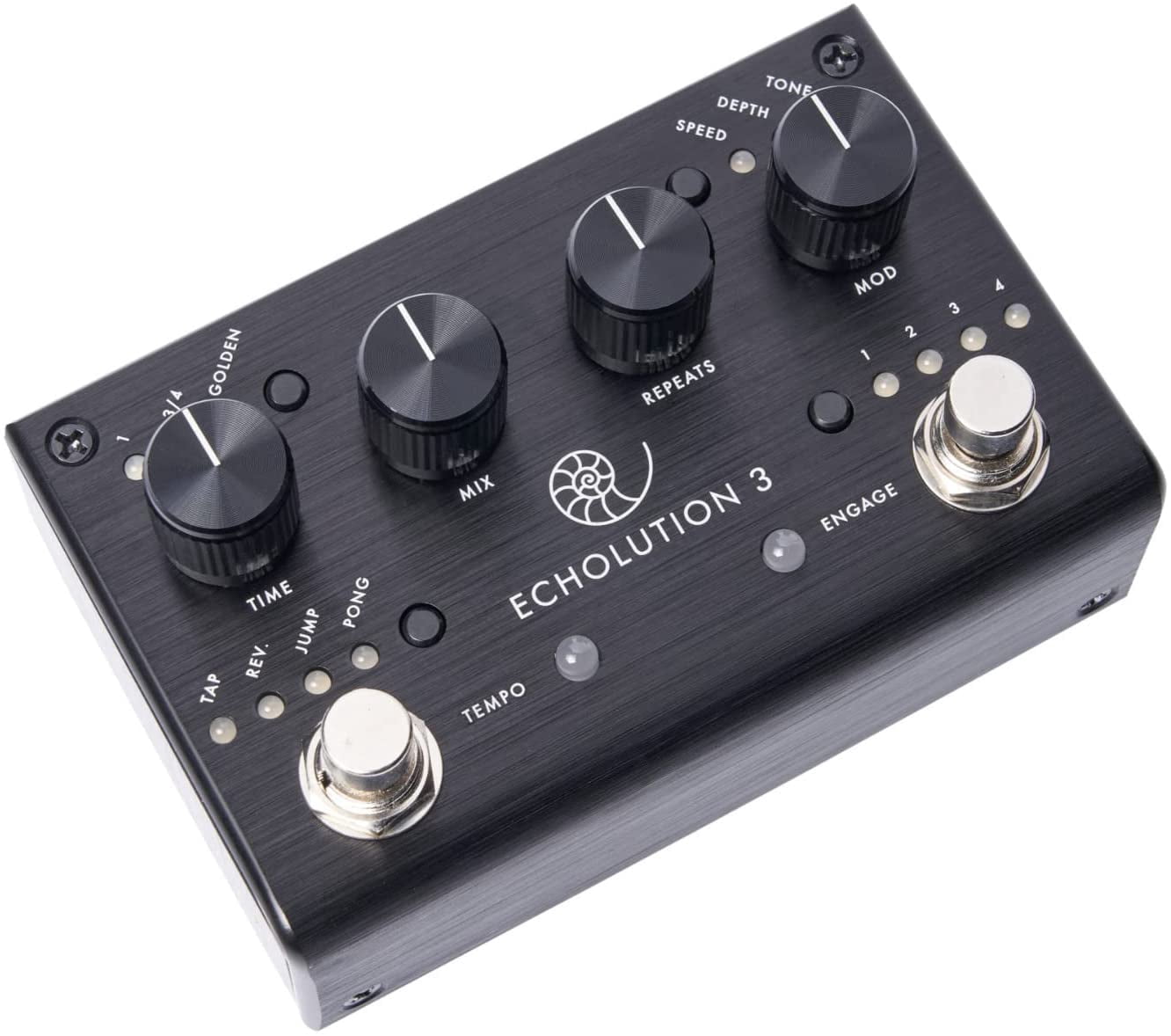 Pigtronix Echolution 3 Delay Effects Pedal Black