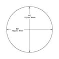 thumbnail image 6 of Dulles Glass Tempered Glass Table Top, 60" Round, 1/4" Thick, Clear, Bevel Edge, 6 of 7