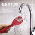 thumbnail image 2 of Silicone Rice Paddle Spoon Set of 2,Non Stick Heat Resistant Kitchen Gadge Rice Spoon,Rice Scooper,Rice Spatula,Rice Spoon Paddle,Rice Cooker Spoon,Works for Rice,Mashed Potato Or More (Red), 2 of 7