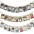 thumbnail image 3 of 1 Set Hanging Photo Frames Adjustable Hanging Rope Dust-Proof Paper DIY Photo Collage Frames Home Decoration, 3 of 8