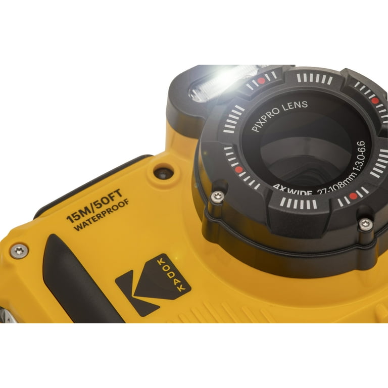 PIXPRO WPZ2 イエロー 新品未使用品 Kodak PixPro WPZ2 Digital Video Photo Waterproof Rugged Camera