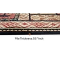 thumbnail image 3 of Handcraft Rugs Cabin Rug  Lodge, Cabin Nature and Animals Area Rug  Modern Stripped Pattern Cabin Area Rug  Abstract, Chocolate/Beige-Horse/Mountain 2x 3 feet Doormat, 3 of 7