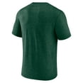 thumbnail image 3 of Men's Green Miami Hurricanes Established Tri-Blend T-Shirt, 3 of 3