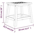thumbnail image 5 of vidaXL Step Stool 11.4"x8.9"x10" Solid Wood Walnut, 5 of 5