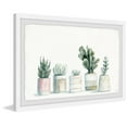 thumbnail image 2 of Marmont Hill Frosty Succulents Framed Painting Print, 2 of 6