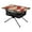 Red & Cream, variant on Outdoor Folding Table Portable Picnic Camping Table For Garden Fishing Beach Red & Cream