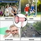 thumbnail image 2 of Portable Megaphone Bullhorn 25 Watt Power Megaphone Speaker Voice And Siren/alarm Modes (pink), 2 of 5