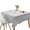 Grey, variant on Tablecloths, Rectangle Vintage Table Covers Pure Cotton Gingham Tablecloths Oversized Holiday Home Decorative Checkered Plaid Table cloths for Everyday Dinner