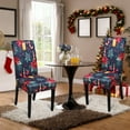 thumbnail image 6 of Christmas Stretch Chair Covers Washable Dining Chair Slipcovers Elastic Decor Kitchen Dining Room Party Wedding Decoration Seat Protector, 6 of 6