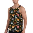 thumbnail image 2 of Fotbe Forest Animal Faces Pattern Men's Quick Dry Workout Tank Top Gym Muscle Tee Fitness Bodybuilding Sleeveless T Shirt Breathable Workout Shirt-Small, 2 of 9