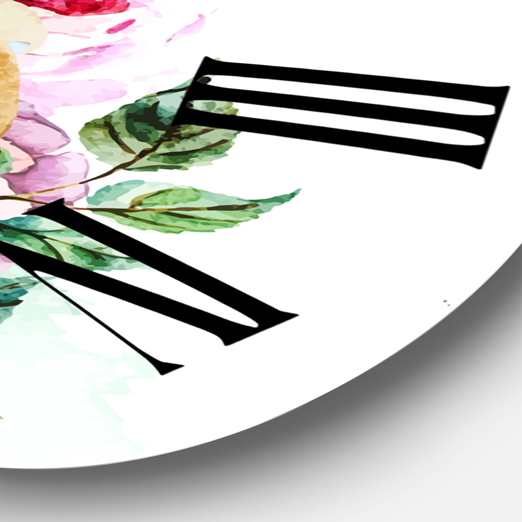 Designart 1 in Quartz Traditional Wall Clock