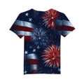 thumbnail image 5 of WERYOUNG Boy's T-Shirts Patriotic Print Tees Short Sleeve Comfortable T Shirts For Kids Fourth Of July Celebration Home Lounging Stylish Tops, 5 of 5
