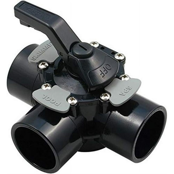 Waterway Plastics  2 in. PVC 3 Way Diverter Valve