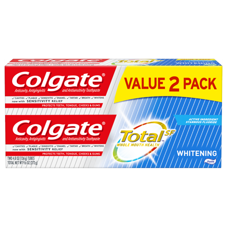 Colgate Total Whitening Toothpaste, 4.8 oz. (Best Toothpaste To Get White Teeth)