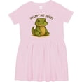 thumbnail image 3 of Inktastic Snappy but Sweet Cute Alligator Girls Toddler Dress, 3 of 5