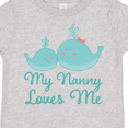 thumbnail image 4 of Inktastic Nanny Loves Me Grandchild Whale Boys or Girls Toddler T-Shirt, 4 of 5