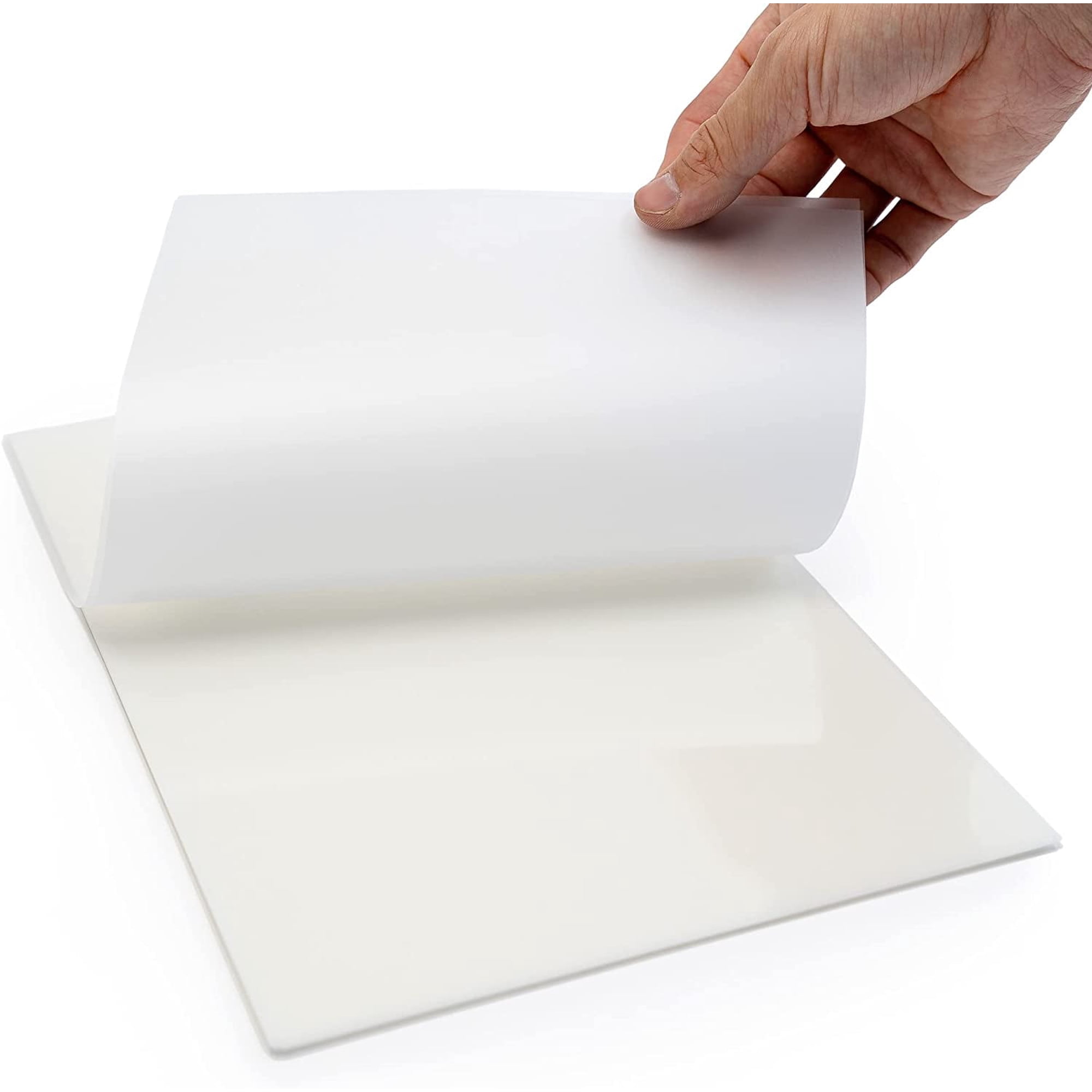 CISinks Hot / Cold Peel DTF Film 30 Sheets A4 8.25" x 11.75" PET Heat Transfer Paper for DIY Direct Print PreTreat Universal Waterproof Transparency on T-Shirts, for Printing Textile