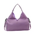 thumbnail image 3 of Bolsa de gimnasio portátil Bolsa de lona de viaje Correa de hombro ajustable Bolsa de equipaje Bolsa de gran capacidad Bolsa de hombro multipropósito Púrpura Sunnimix Bolsa de Yoga, 3 of 8