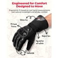 thumbnail image 3 of Guantes de moto de invierno KEMIMOTO Rainproof Black M, 3 of 8
